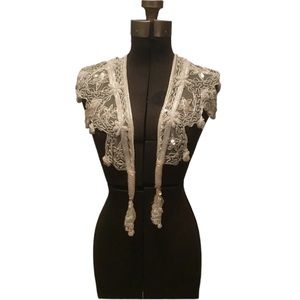 Vintage Beaded Cape Collar